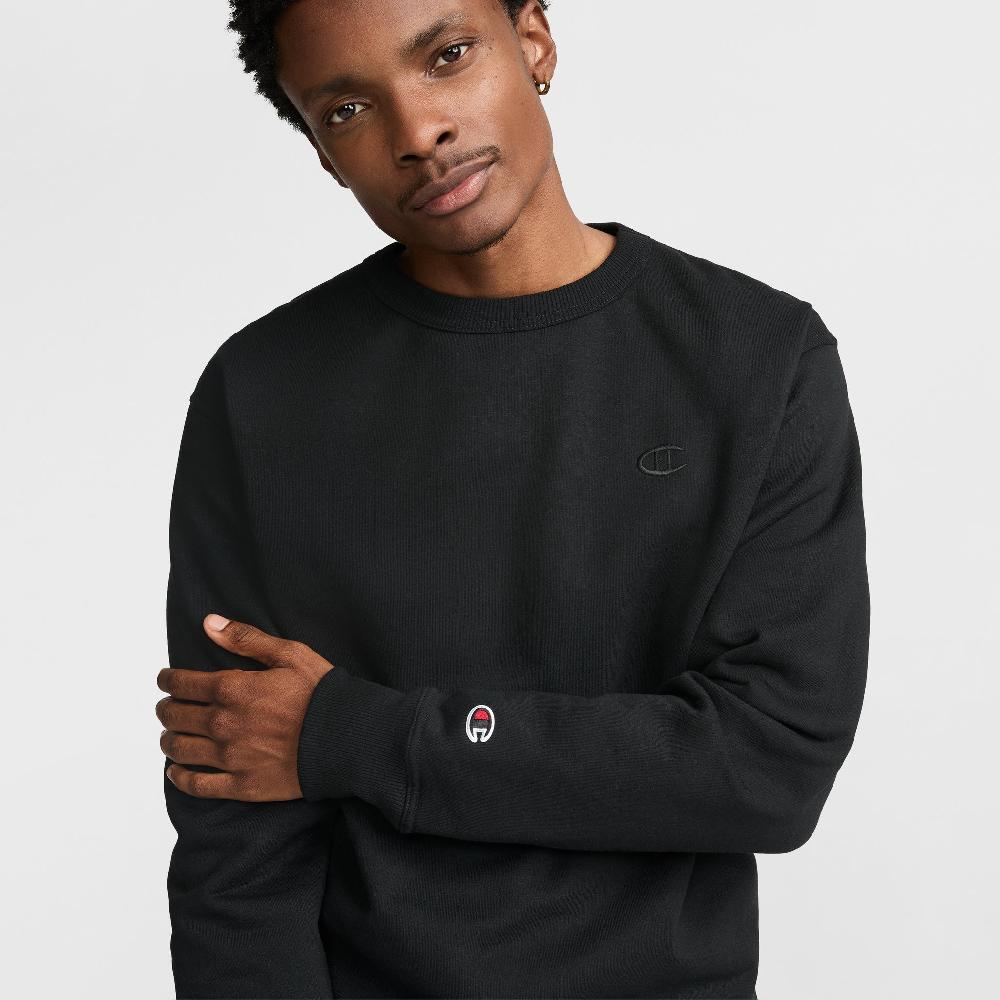 Duofold By Champion Powerblend Crewneck Sweatshirt C Logo