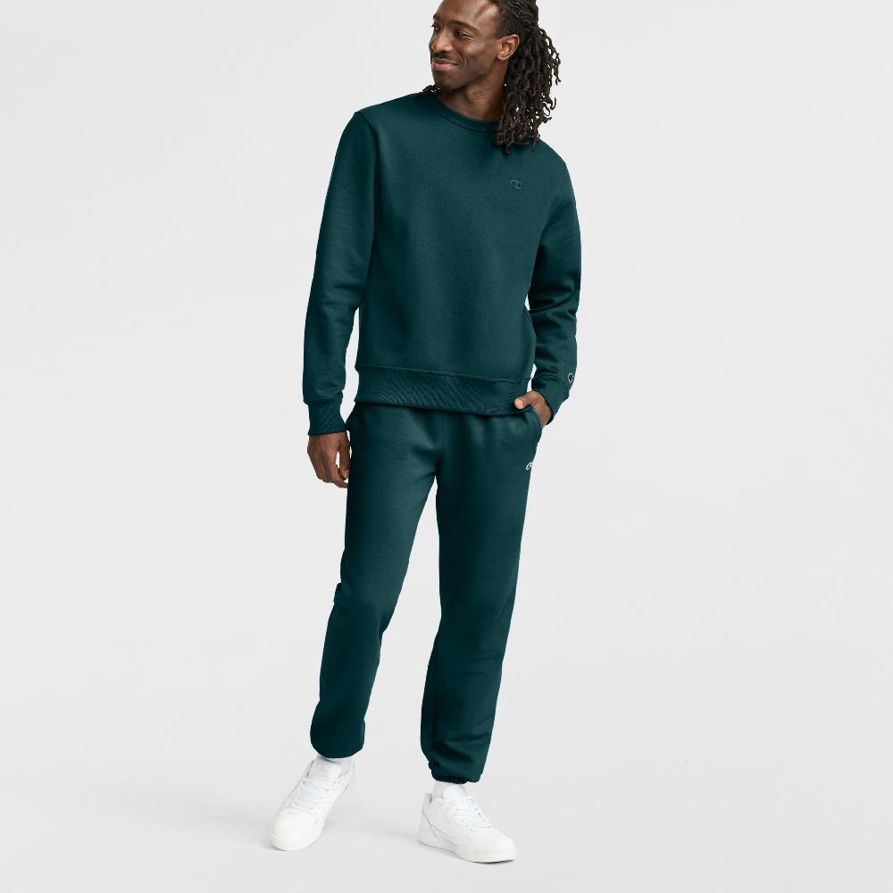 Duofold By Champion Powerblend Crewneck Sweatshirt C Logo