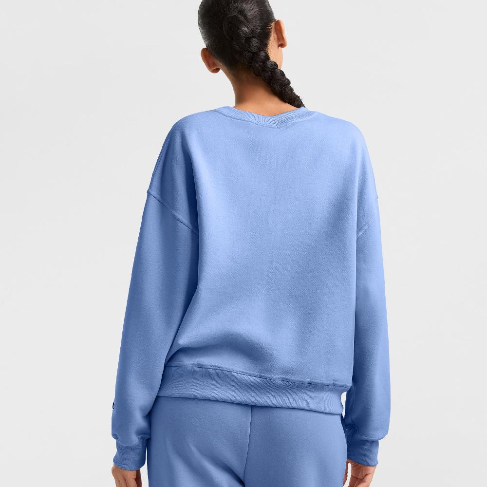 Duofold By Champion Powerblend Crewneck Sweatshirt Embroidered Script Logo