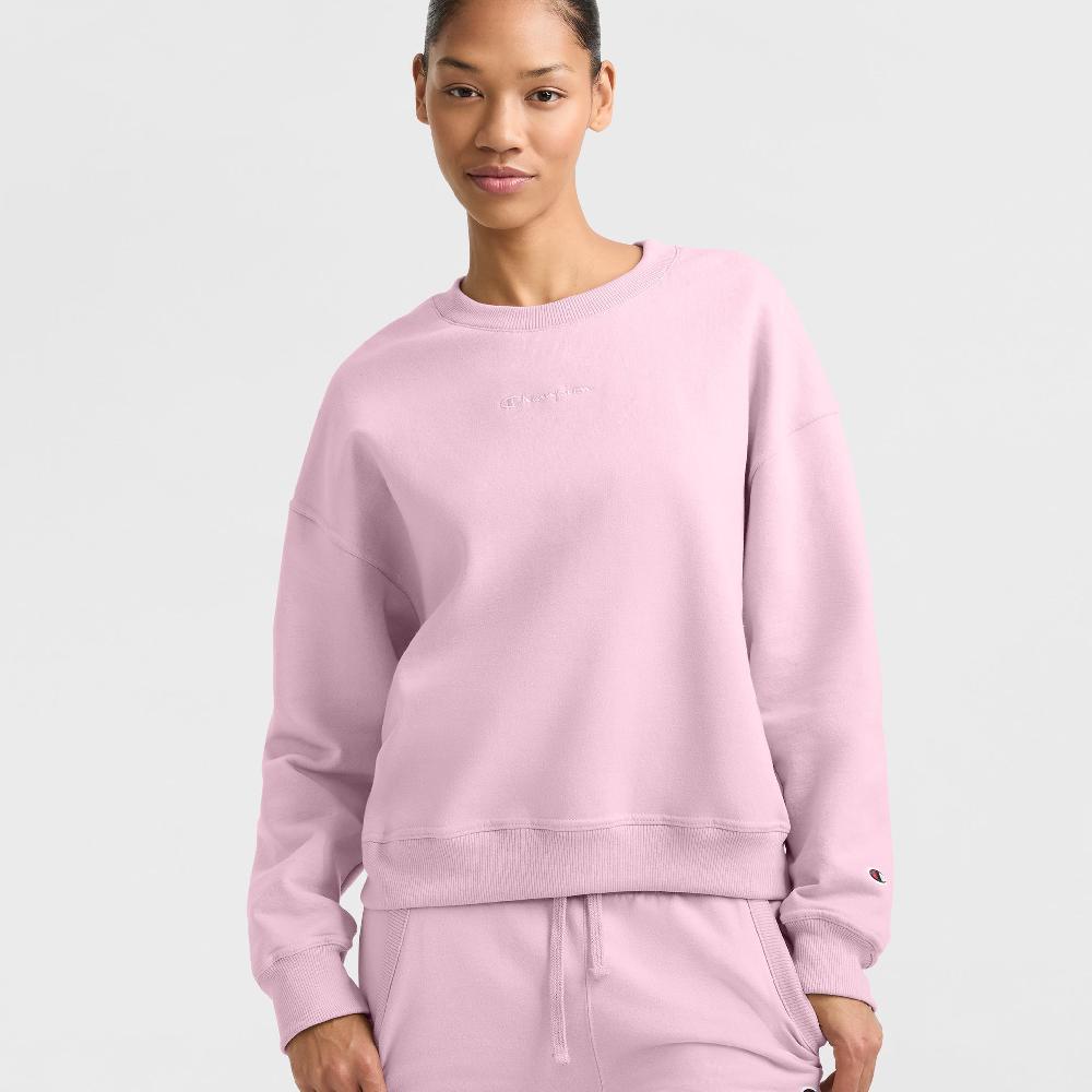 duofold by champion Powerblend Crewneck Sweatshirt Embroidered Script Logo