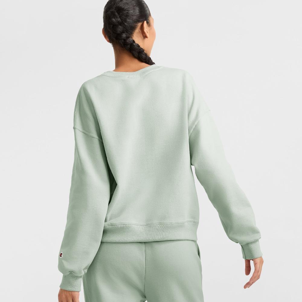 Duofold By Champion Powerblend Crewneck Sweatshirt Embroidered Script Logo