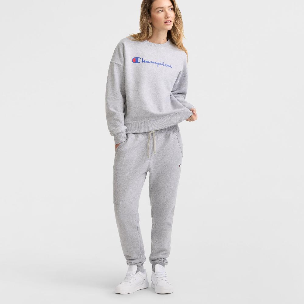 Duofold By Champion Powerblend Crewneck Sweatshirt Script Logo