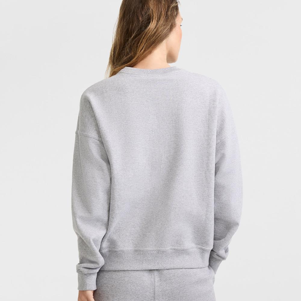 Duofold By Champion Powerblend Crewneck Sweatshirt Script Logo