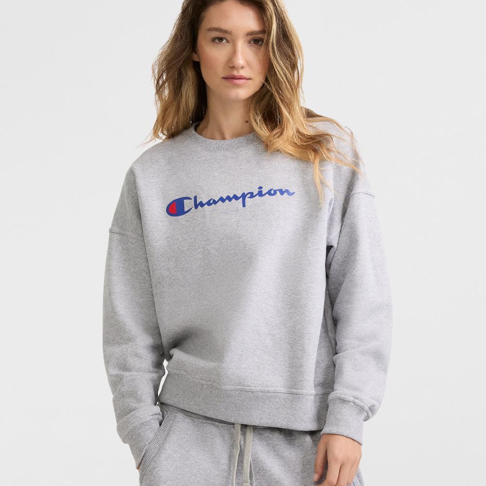 duofold by champion Powerblend Crewneck Sweatshirt Script Logo