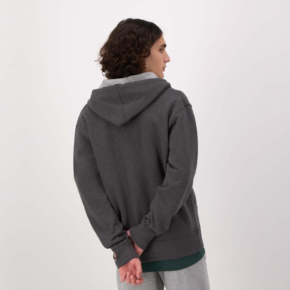 Duofold By Champion Powerblend Full-Zip Hoodie C Logo