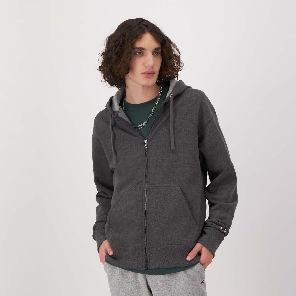 duofold by champion Powerblend Full-Zip Hoodie C Logo