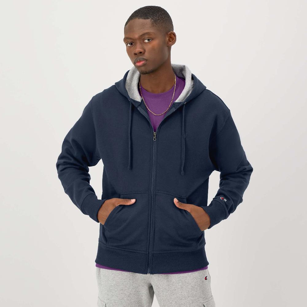 duofold by champion Powerblend Full-Zip Hoodie C Logo