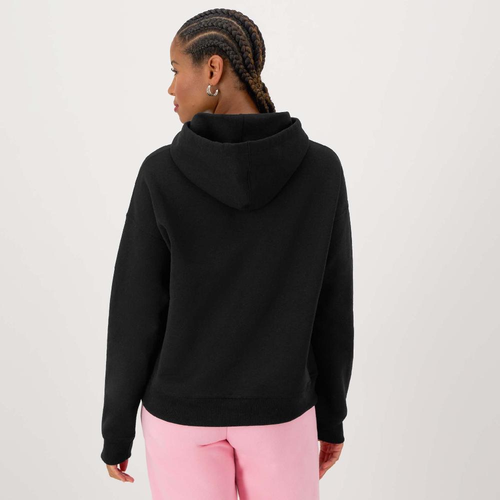 Duofold By Champion Powerblend Hoodie Relaxed Full Embroidered Script Logo