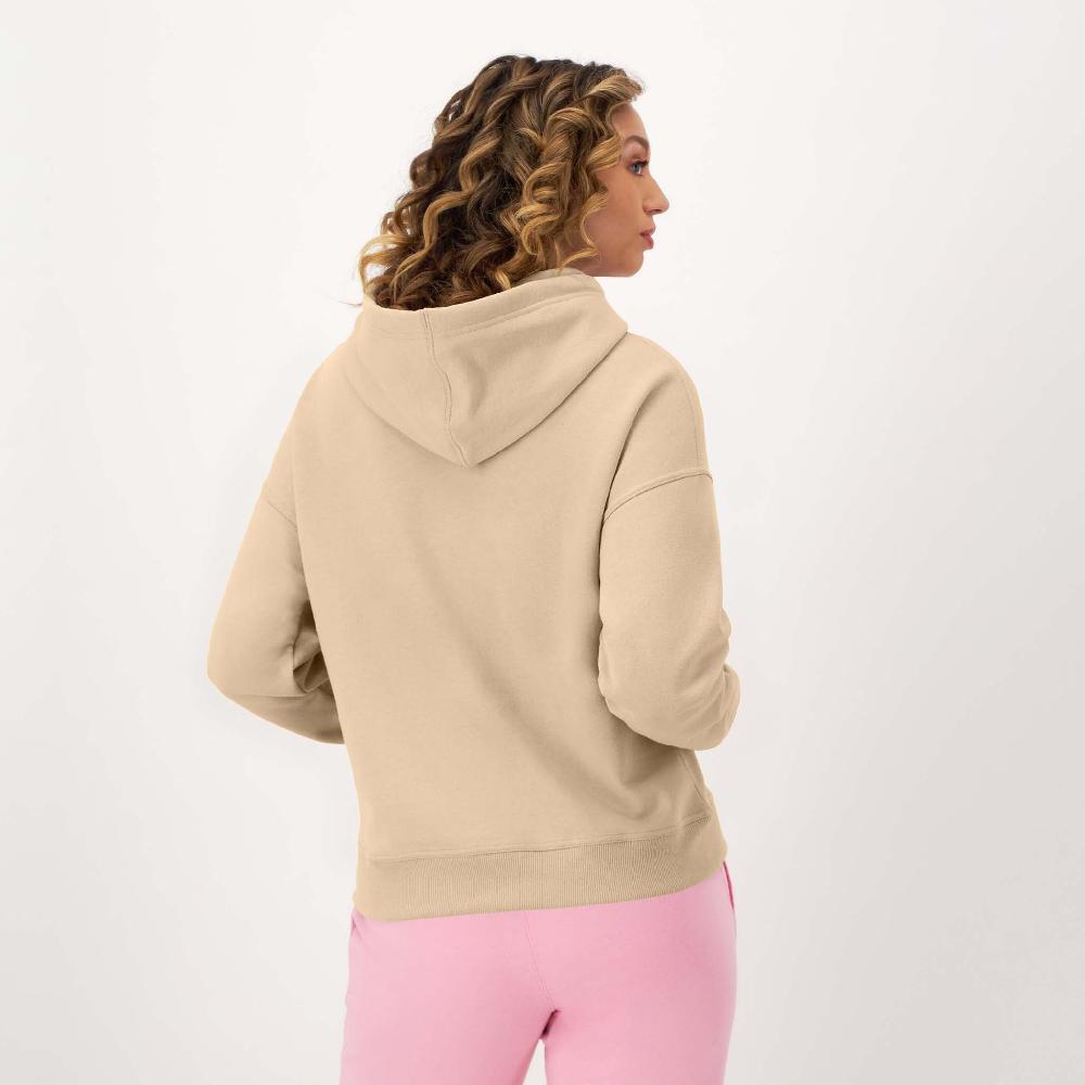 Duofold By Champion Powerblend Hoodie Relaxed Full Embroidered Script Logo