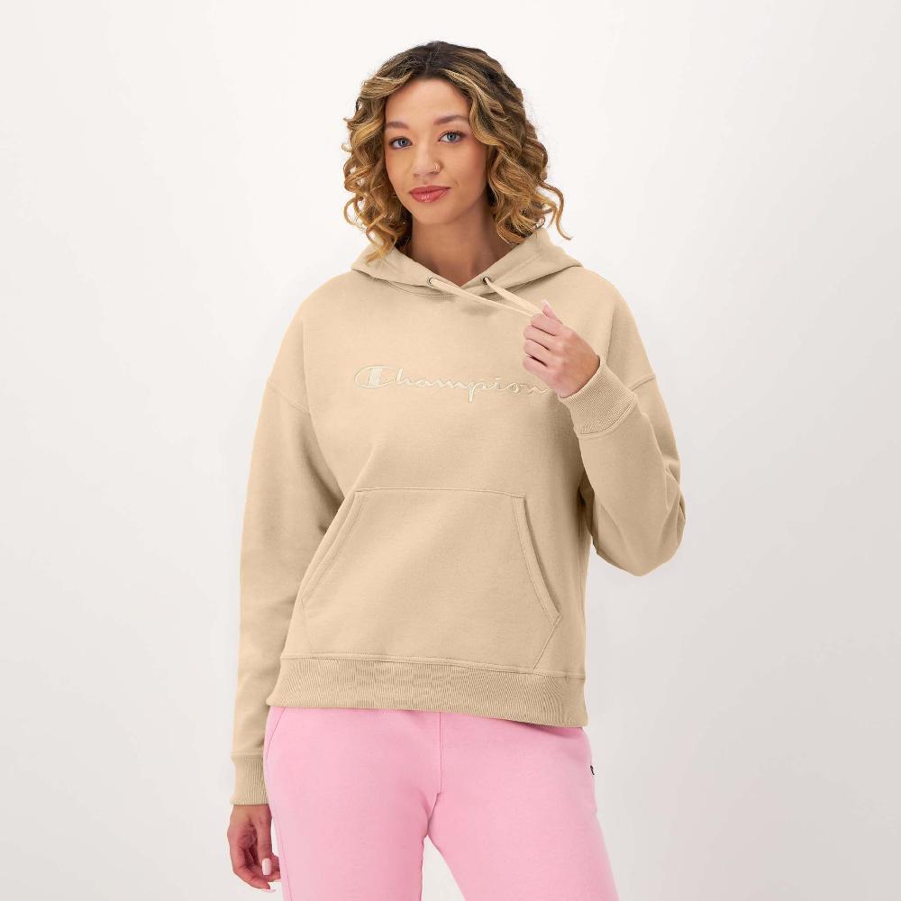 duofold by champion Powerblend Hoodie Relaxed Full Embroidered Script Logo