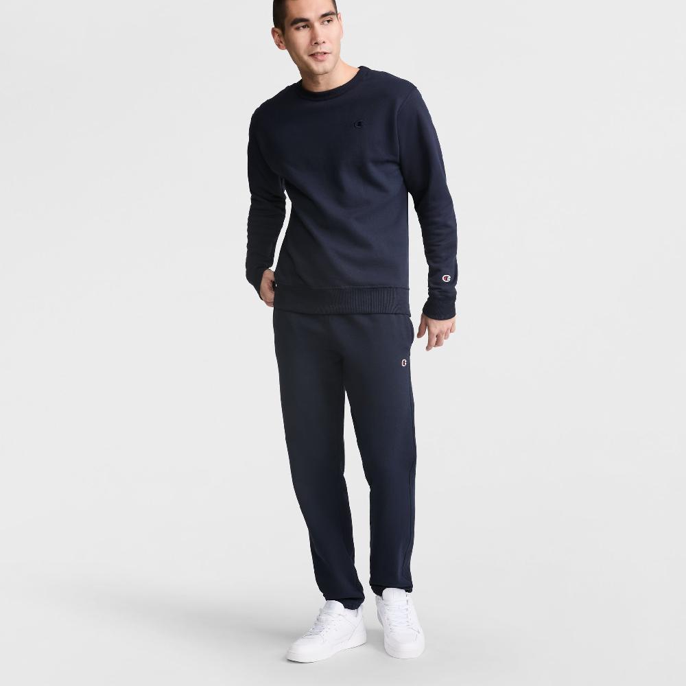 Duofold By Champion Powerblend Sweatpants Relaxed Hem C Logo