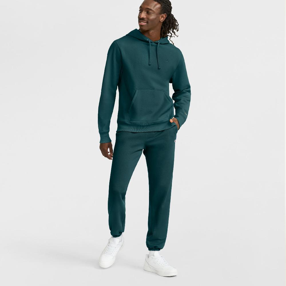 Duofold By Champion Powerblend Sweatpants Relaxed Hem C Logo