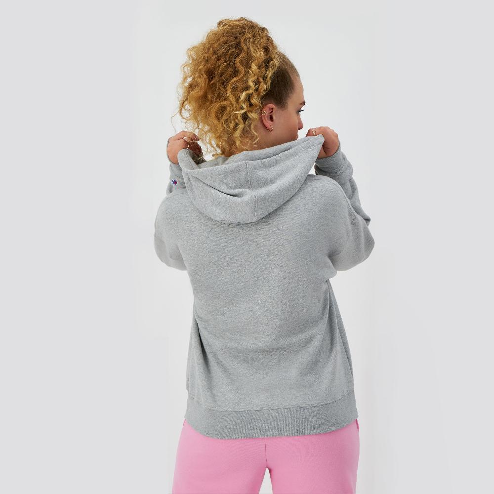 Duofold By Champion Powerblend Zip-Up Hoodie C Logo