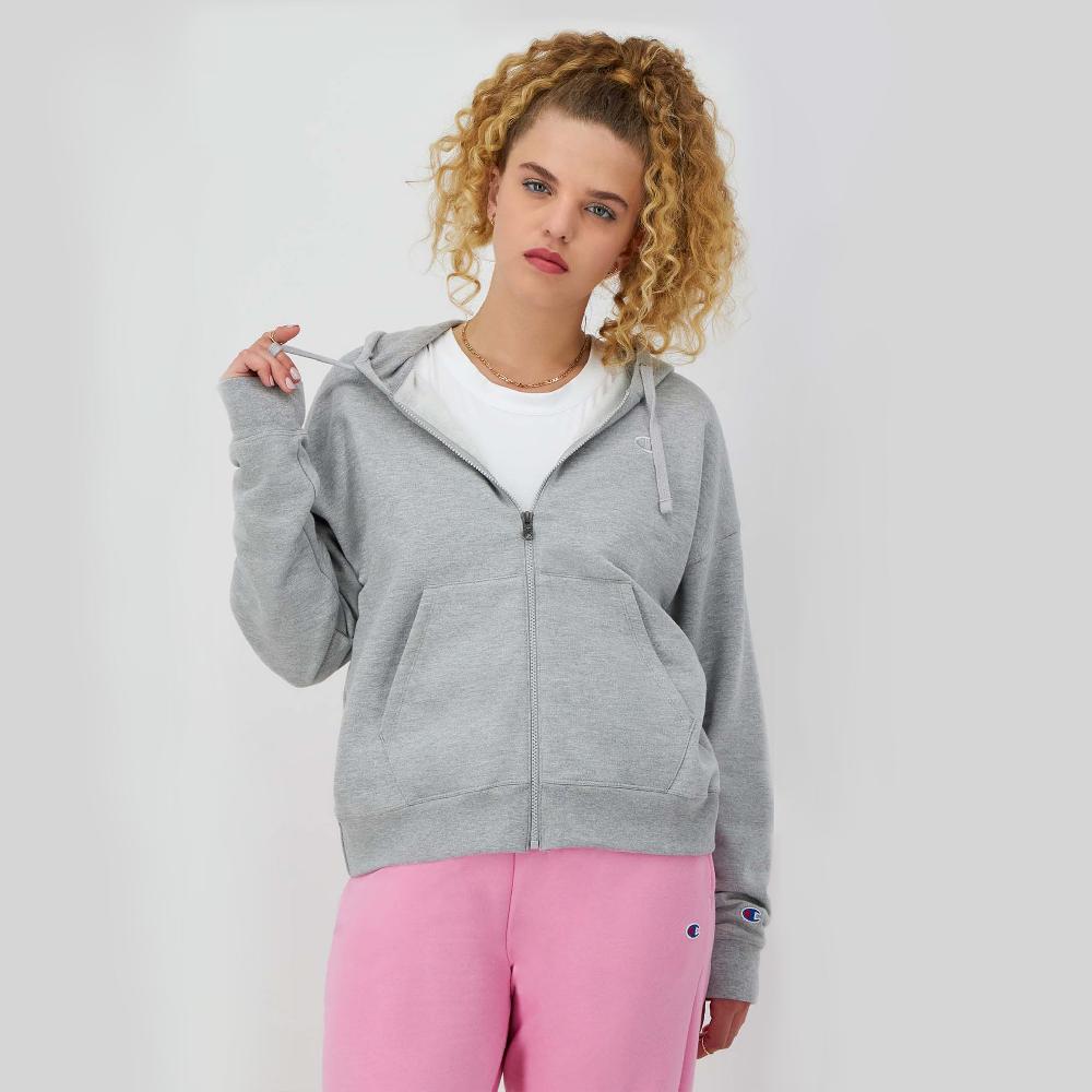 duofold by champion Powerblend Zip-Up Hoodie C Logo