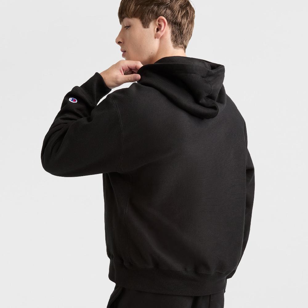 Duofold By Champion Reverse Weave Hoodie White Vintage Script Logo