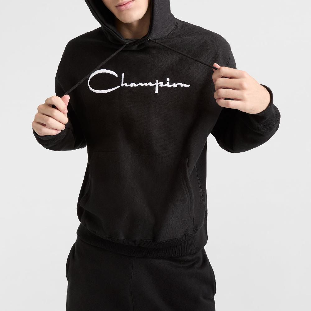 Duofold By Champion Reverse Weave Hoodie White Vintage Script Logo