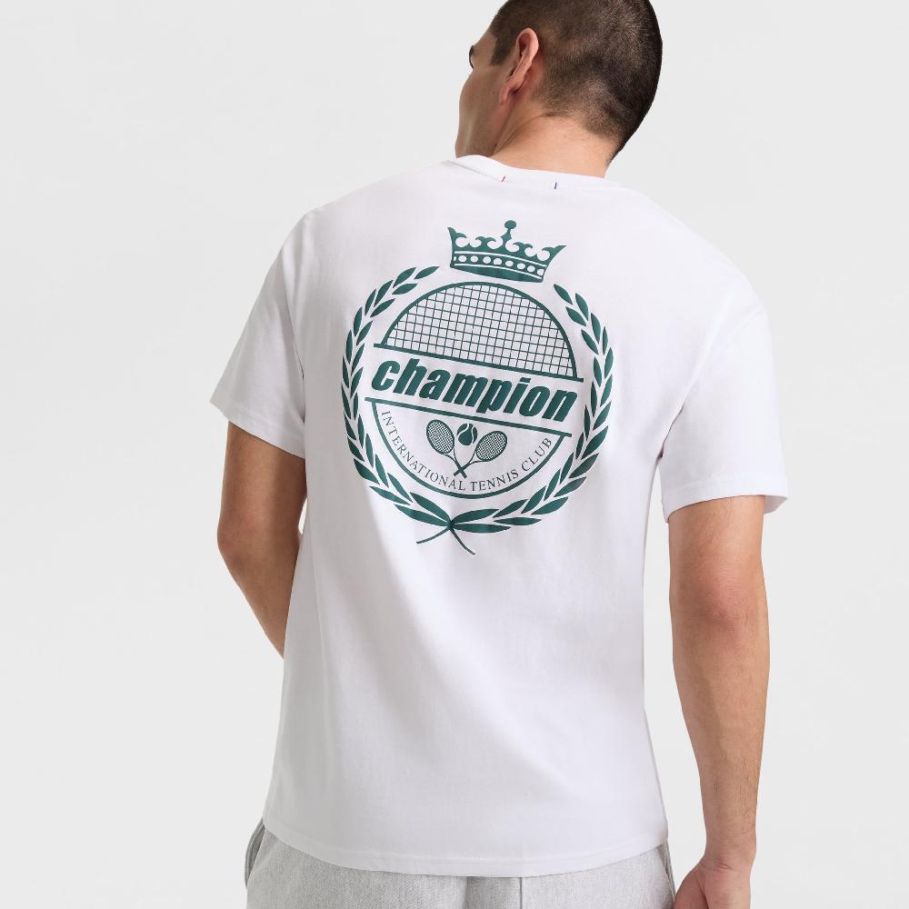 duofold By Champion Rochester Short-Sleeve T-Shirt Tennis Crest