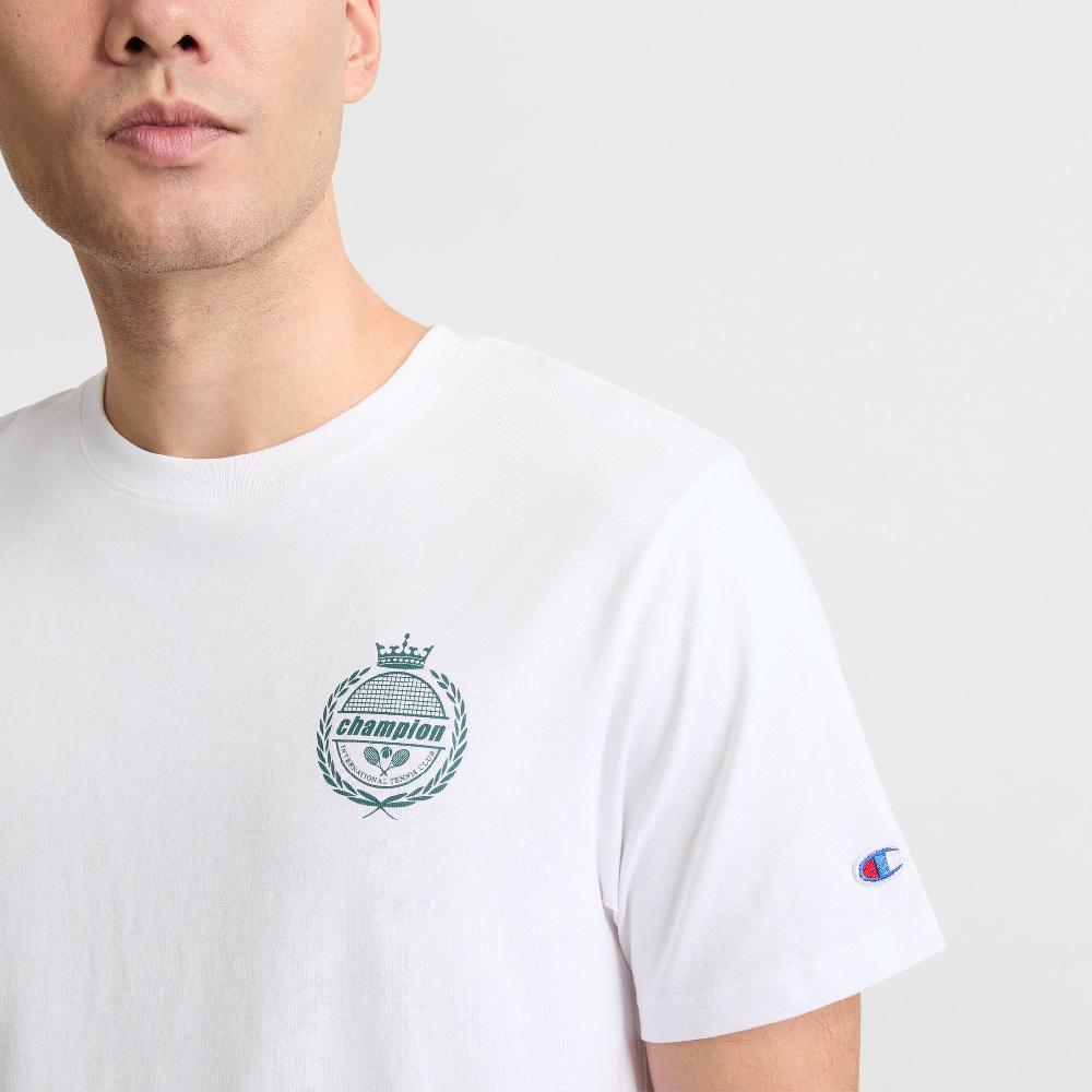 duofold By Champion Rochester Short-Sleeve T-Shirt Tennis Crest