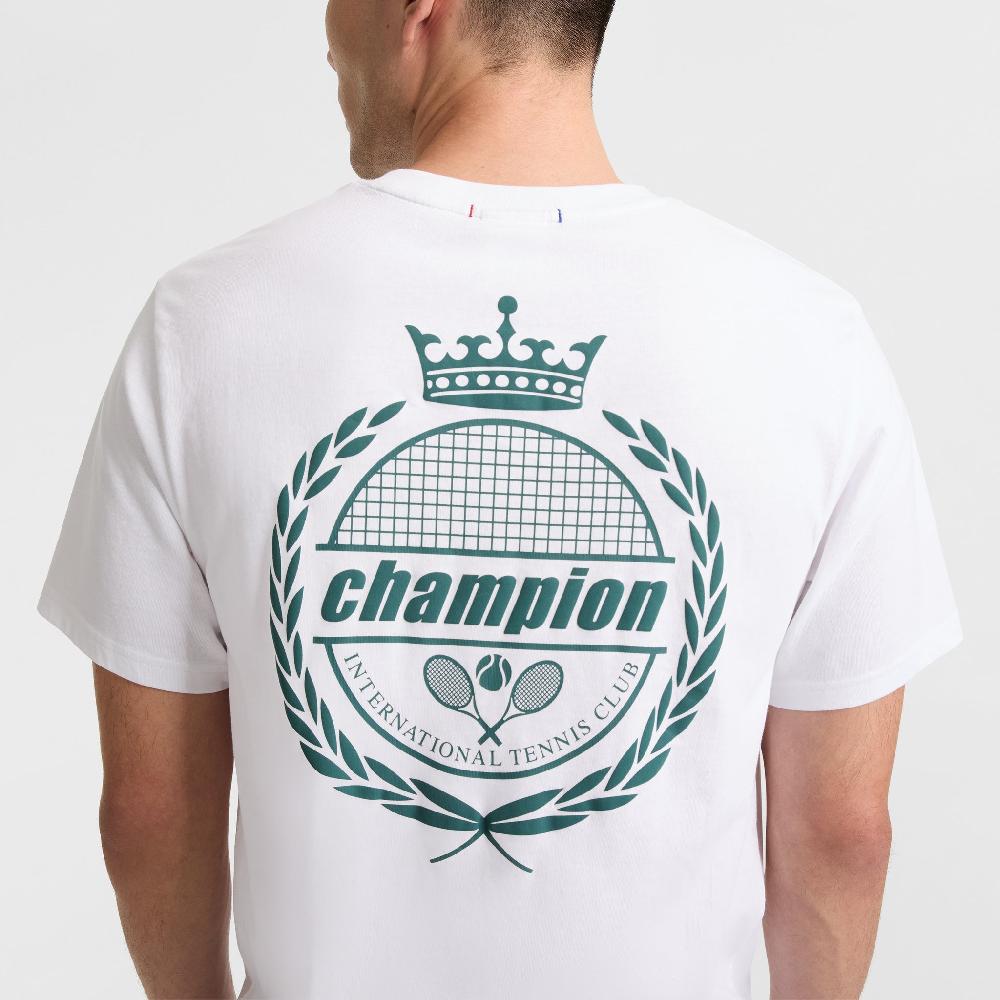 duofold By Champion Rochester Short-Sleeve T-Shirt Tennis Crest
