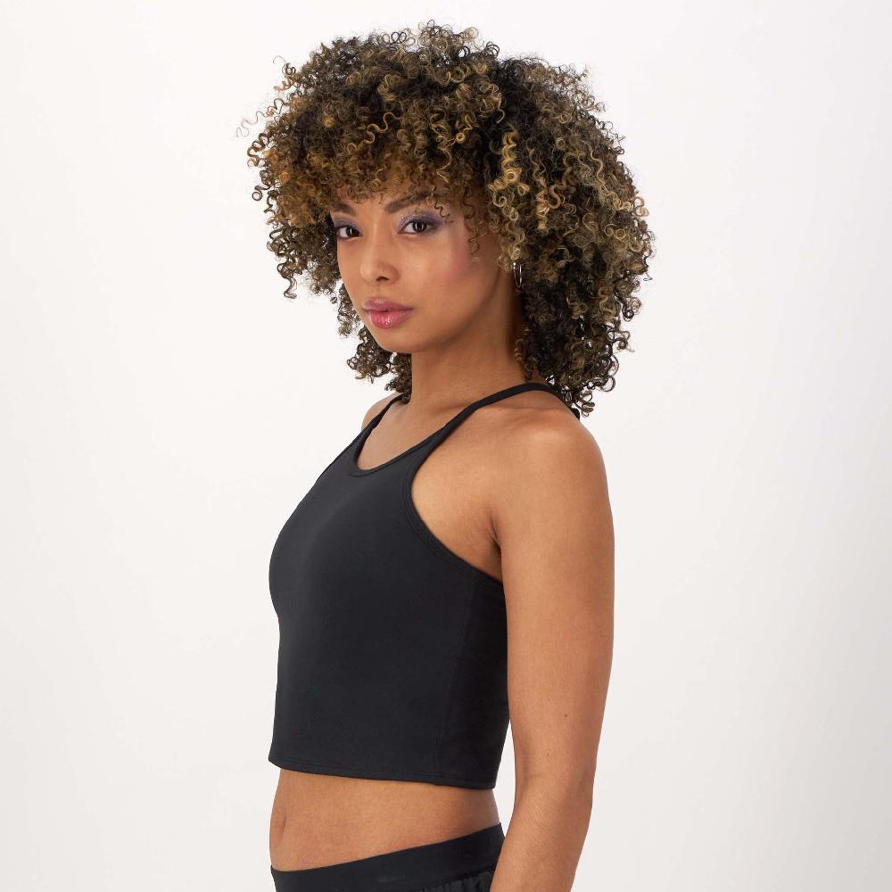 Duofold By Champion Soft Touch Longline Cami Shelf Bra C Logo