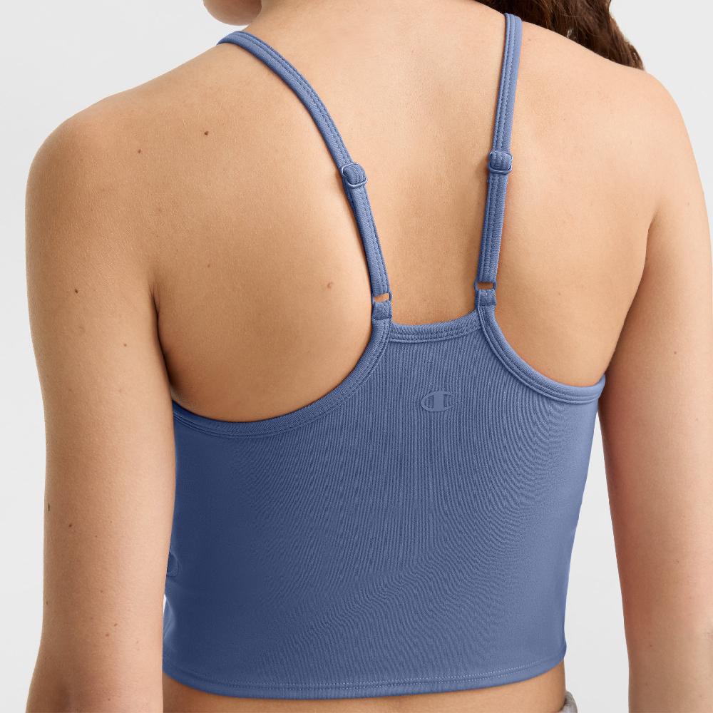 Duofold By Champion Soft Touch Longline Cami Shelf Bra C Logo