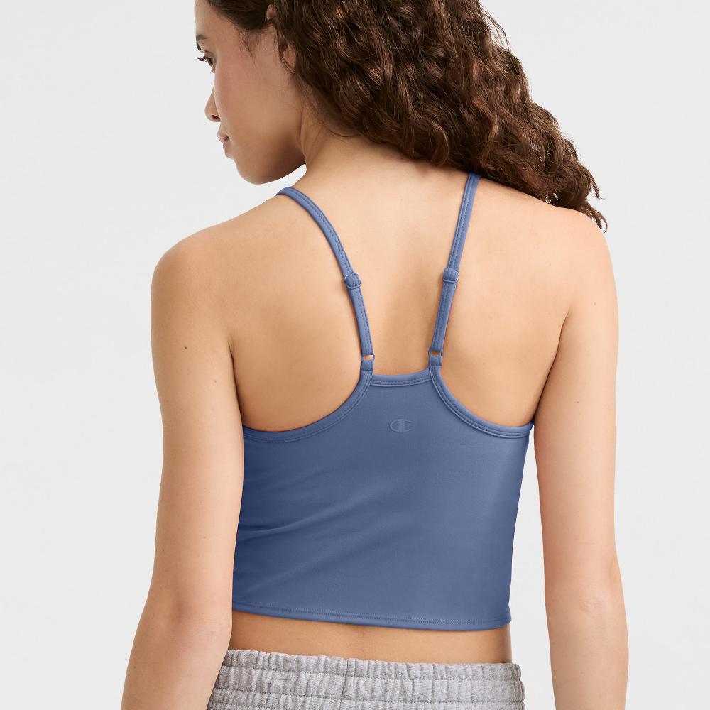 Duofold By Champion Soft Touch Longline Cami Shelf Bra C Logo