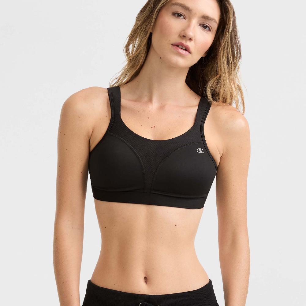 duofold by champion Spot Comfort High-Impact Sports Bra C Logo