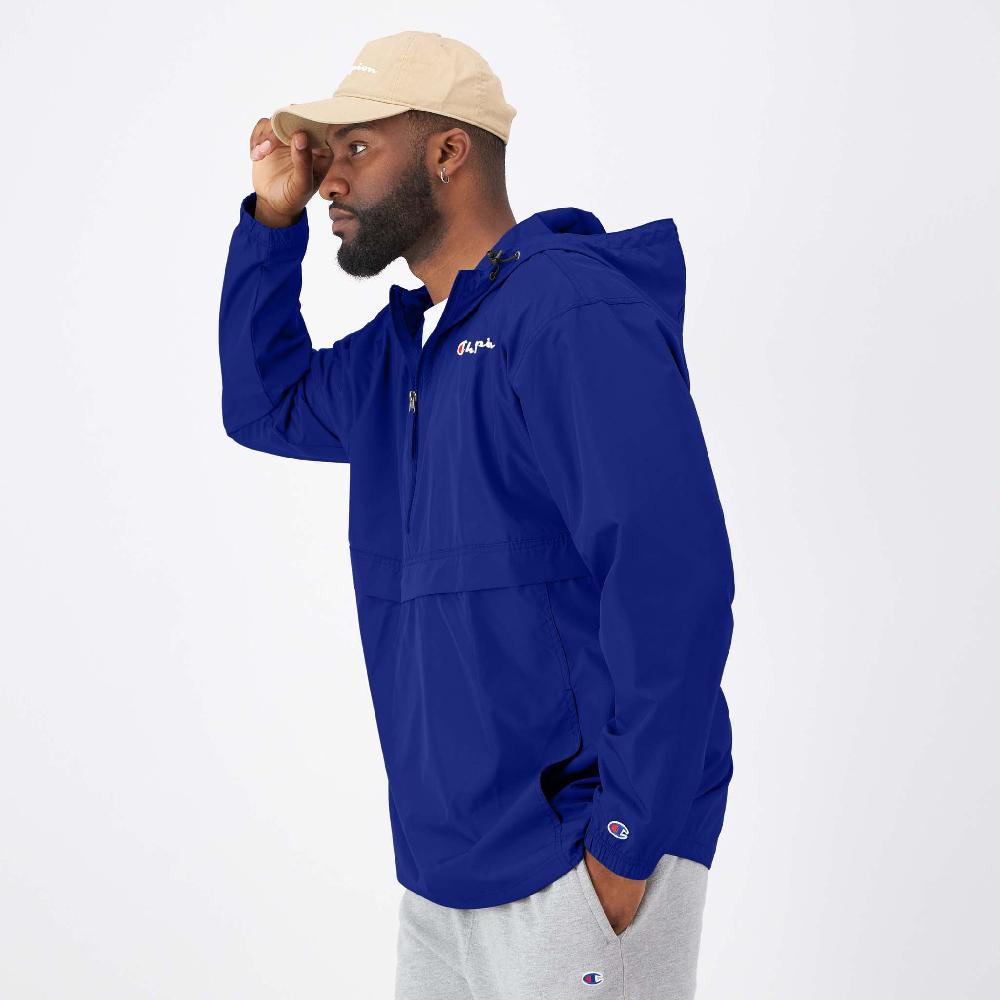 Duofold By Champion Stadium Packable Jacket Script Logo - Big & Tall