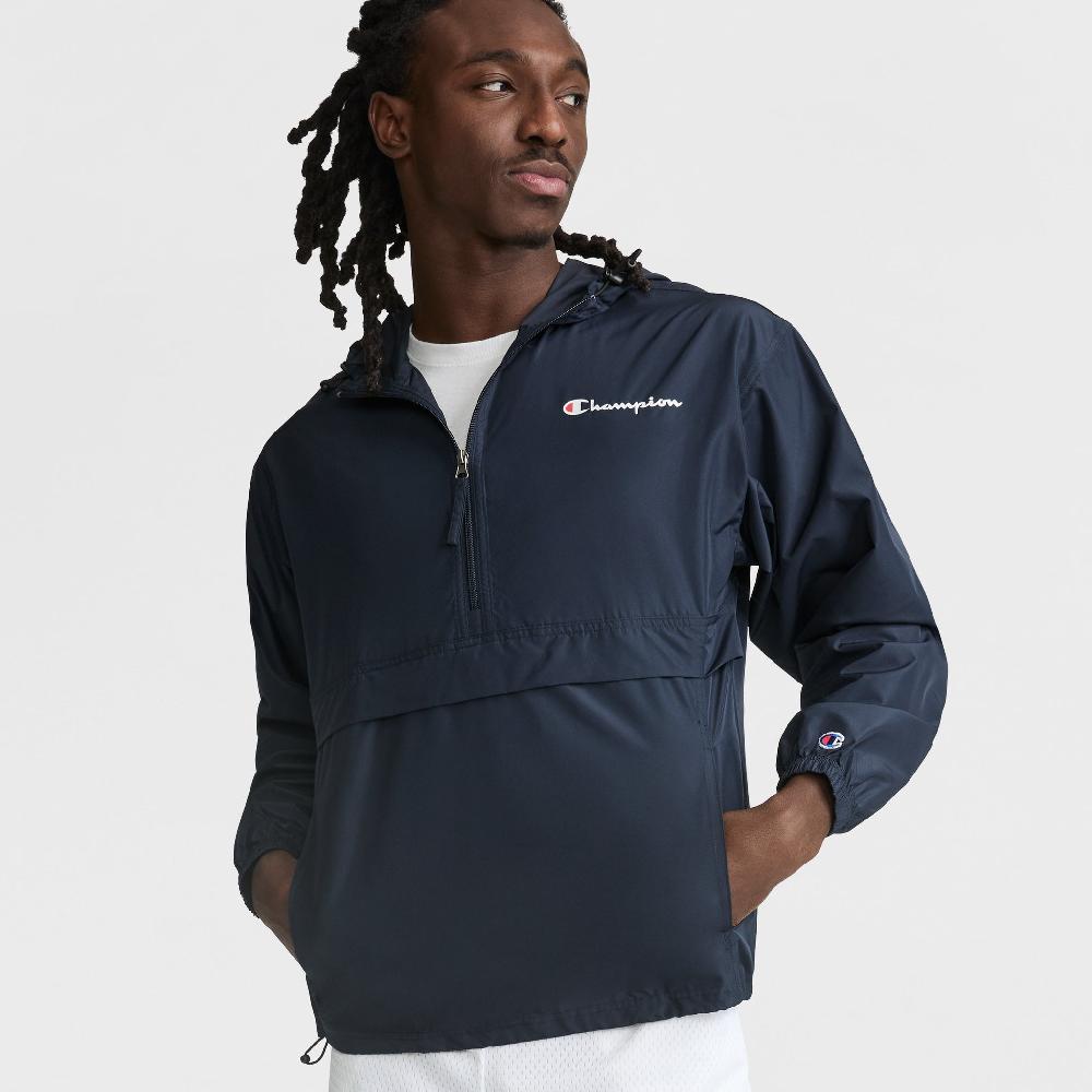 duofold by champion Stadium Packable Jacket Script Logo