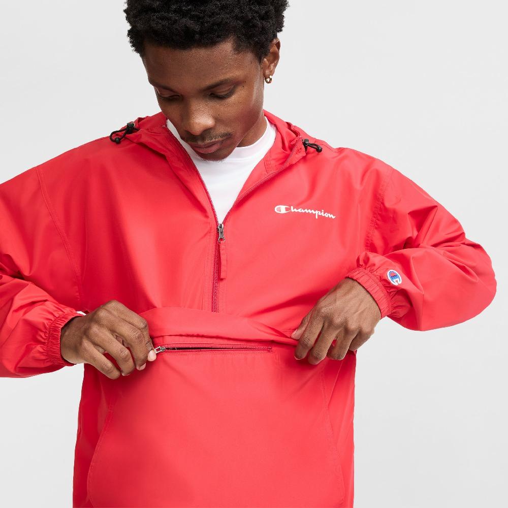 Duofold By Champion Stadium Packable Jacket Script Logo