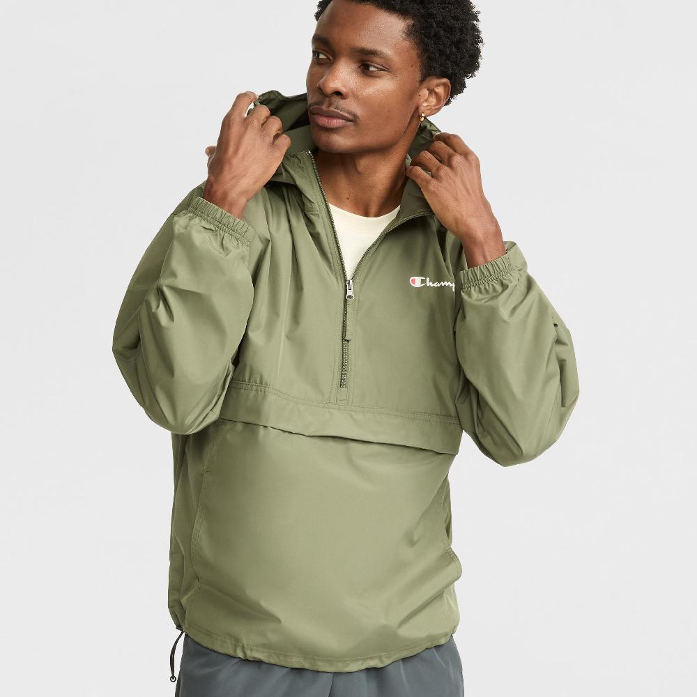 duofold by champion Stadium Packable Jacket Script Logo