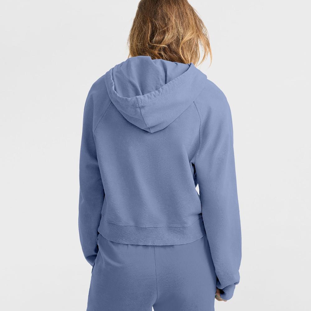 Duofold By Champion Vintage Wash Zip-Up Hoodie C Logo