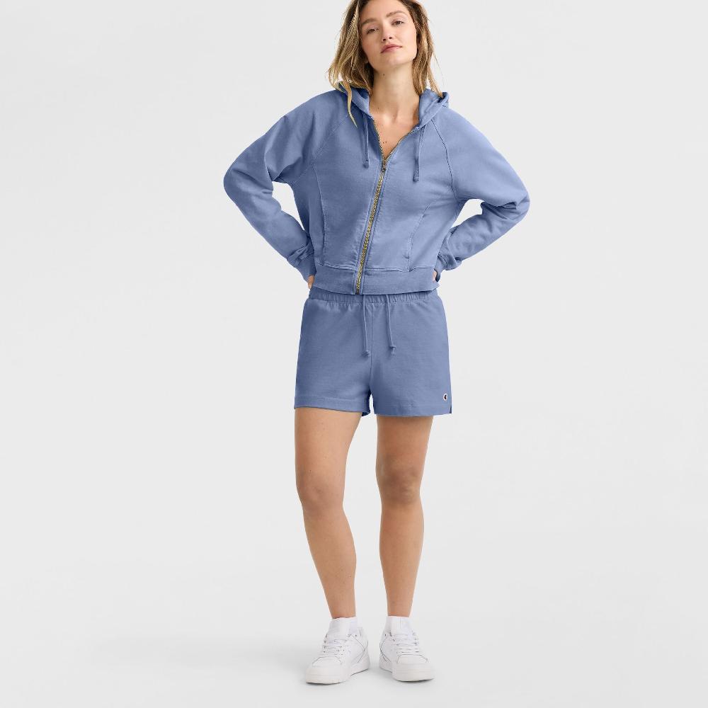 Duofold By Champion Vintage Wash Zip-Up Hoodie C Logo