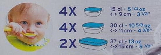 Duralex Baby& Kids Glass Storage Set