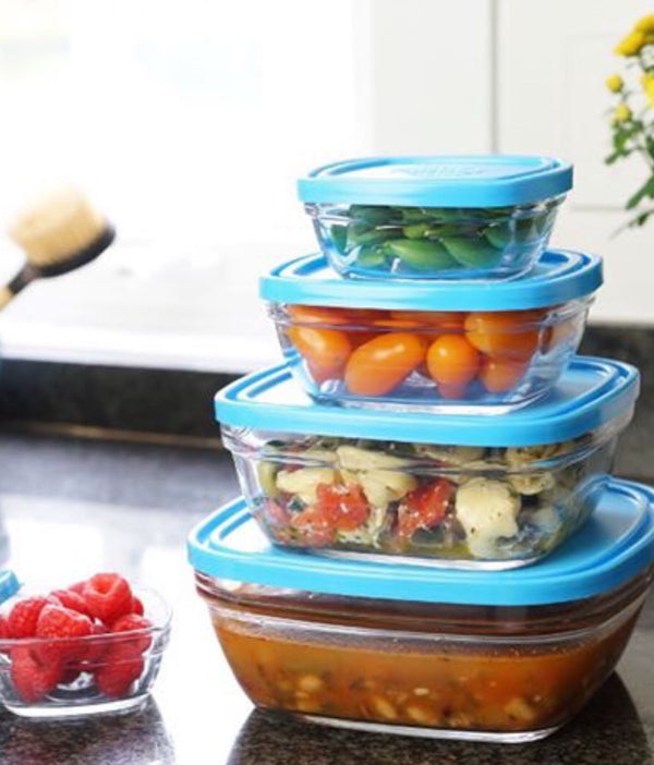 Duralex Freshbox Glass Square Bowl