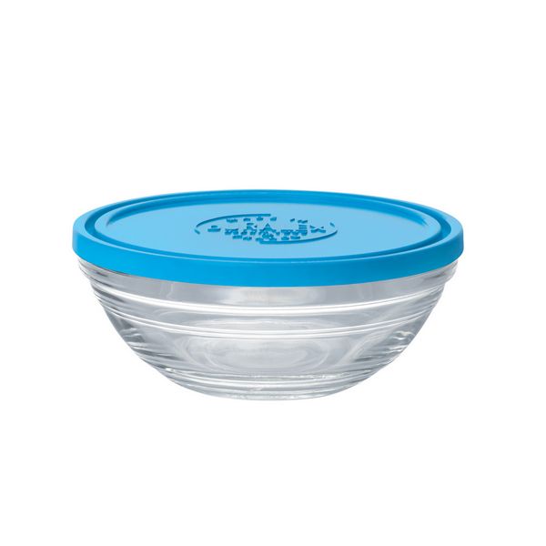 duralex Freshbox Round Glass Bowl with Lid