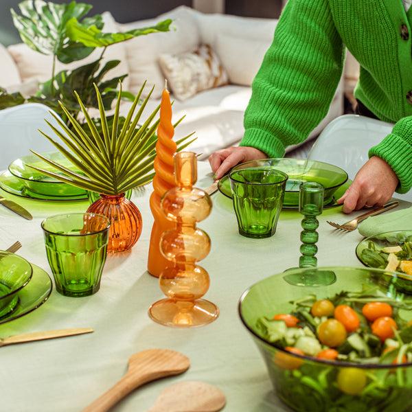 Duralex Le Gigogne® Green Stackable Glass Bowl