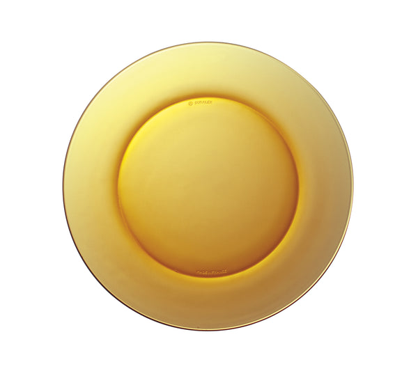 Duralex Lys Amber Glass Dinner Plate 9.25"