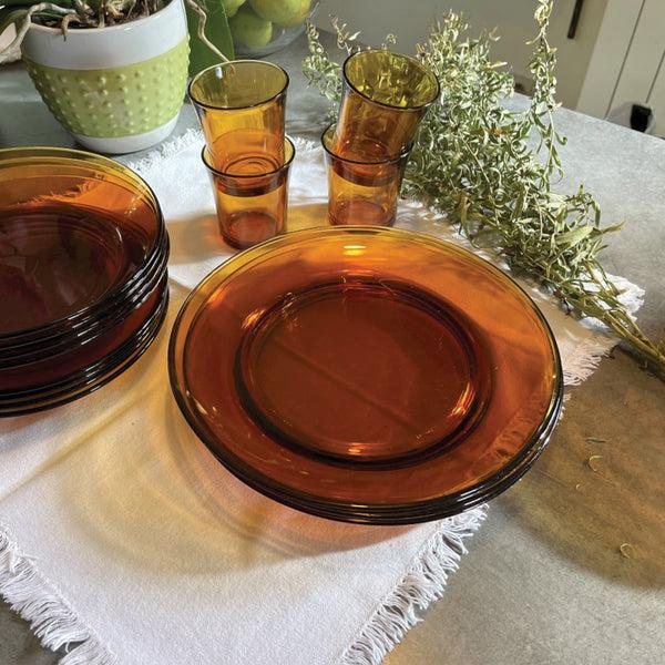 Duralex Lys Amber Glass Soup Plate