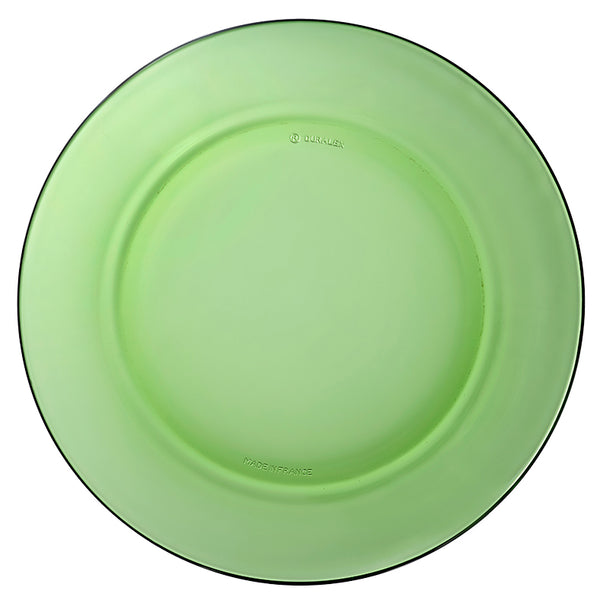 Duralex Lys Green Glass Soup Plate 7.625" Set Of 6