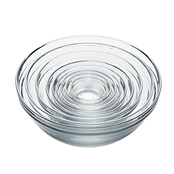 Duralex Le Gigogne® Clear Stackable Glass Bowl Set Set Of 9