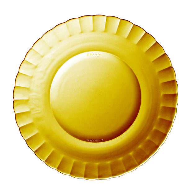 Duralex Le Picardie® Amber Glass Dinner Plate 10.25" Set Of 6