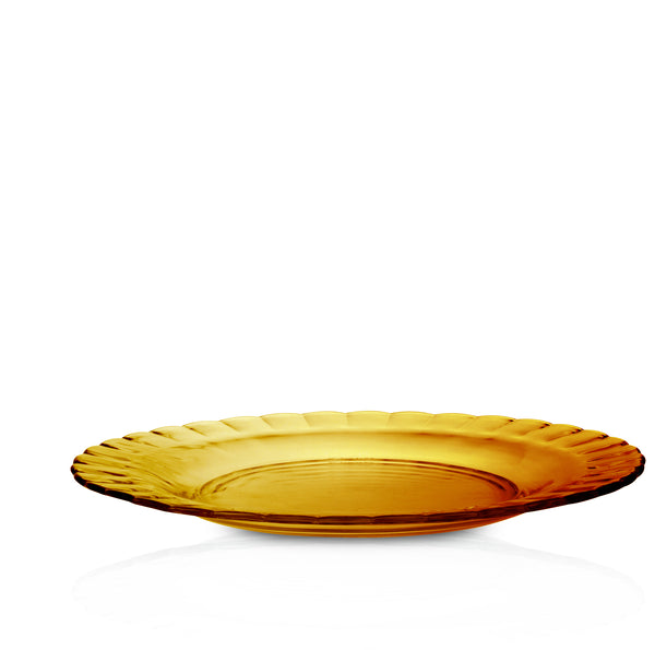 duralex Le Picardie® Amber Glass Dinner Plate 10.25" Set of 6