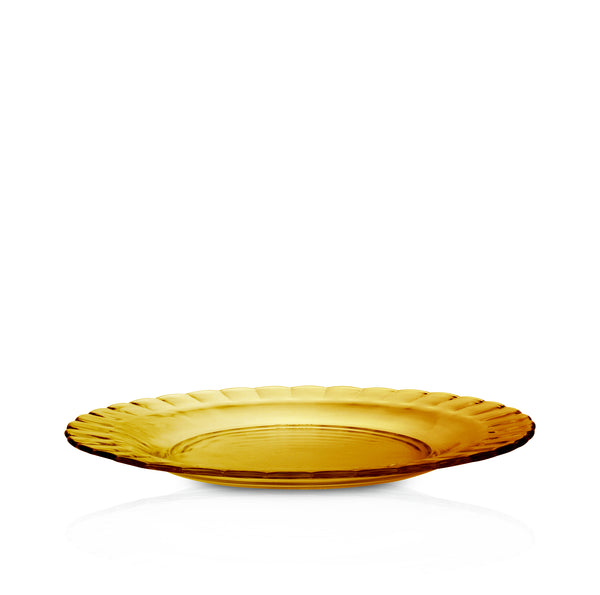duralex Le Picardie® Amber Glass Dinner Plate 9” Set of 6