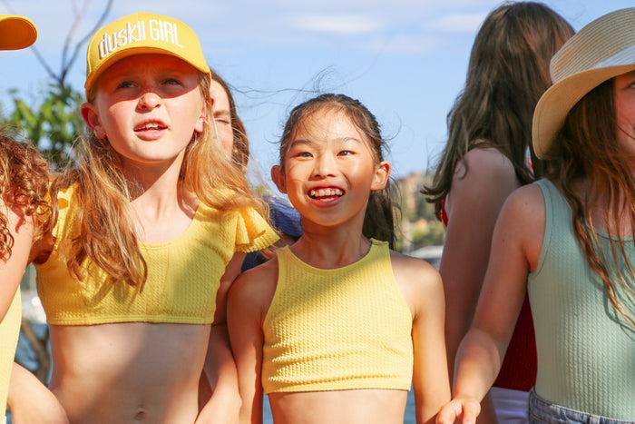 Duskii Amelie Canary Yellow Crop Bikini