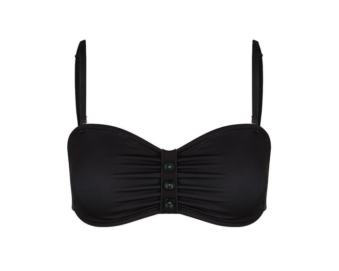 duskii Appletini Bandeau Top | Ebony