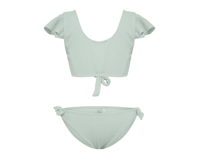 duskii Aya Spearmint Frill Bikini