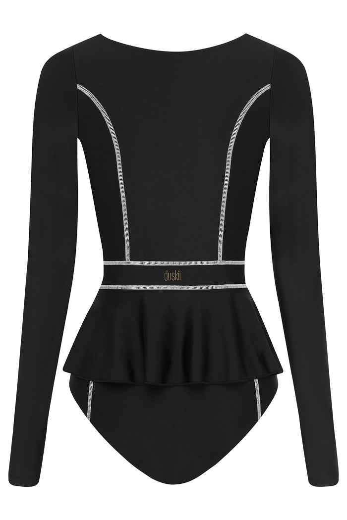 duskii Elle Long Sleeve Suit | Black