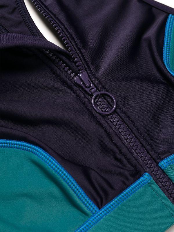 Duskii HIGH NECK RACER TOPVY & GREEN