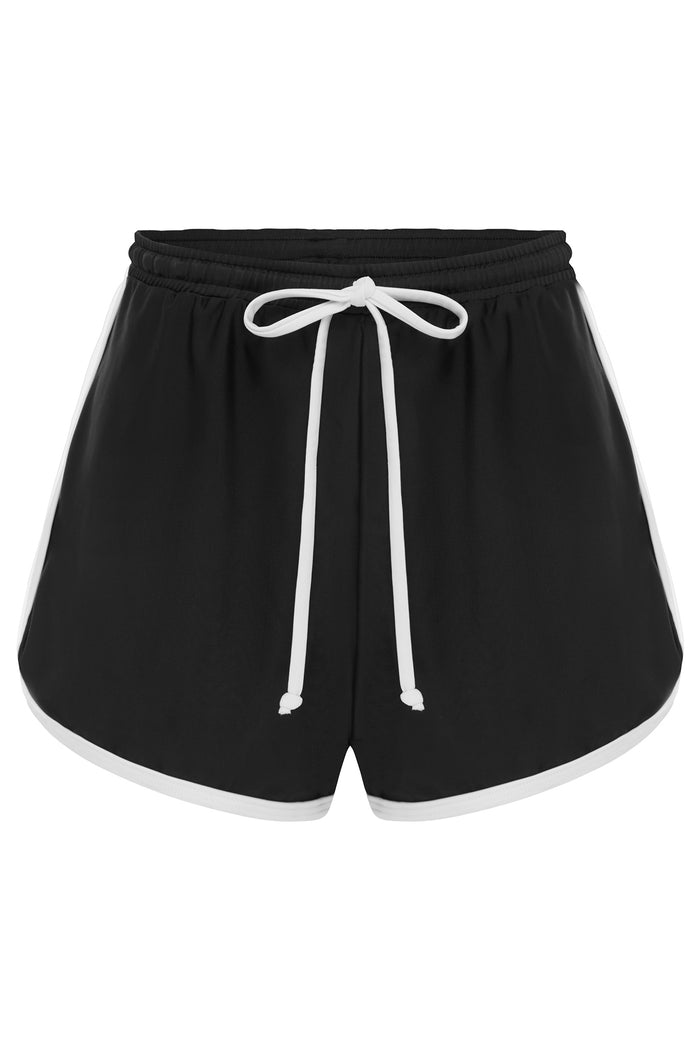 duskii High Waist Surf Short | Black